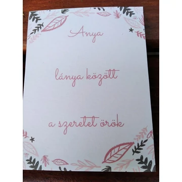 Kísérő kártya- anya lánya