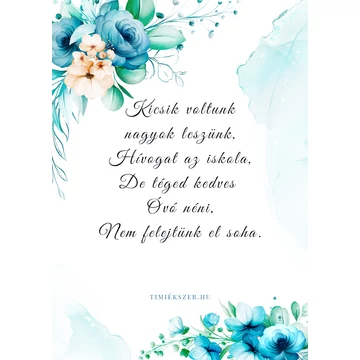 Kísérő kártya- Bucsu