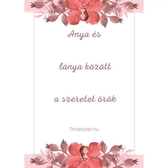Kísérő kártya- anya lánya2
