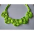 Neon zöld kelta csomós nyaklánc